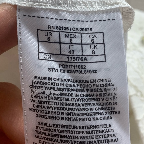 Marciano Evigan Lace Mini White Skirt - Picture 8 of 12